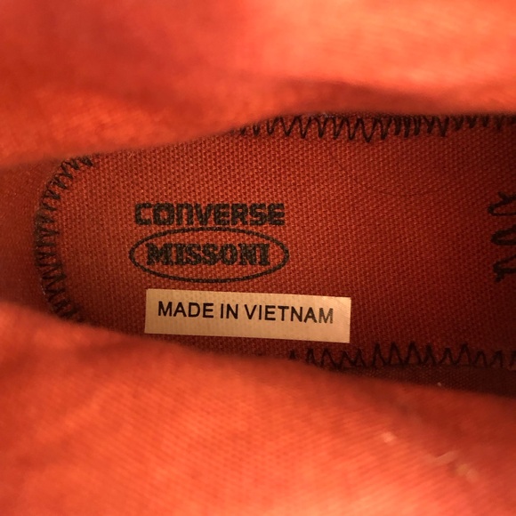 Converse Chuck Tylor MISSONI Purple Sparkling High-Top Sneakers Women’s Size 7.5 - Picture 6 of 16